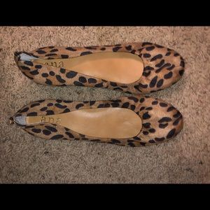 Cheetah print ballet flats size 7
